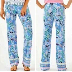 Lilly Pulitzer Georgia May Palazzo Pants in Lapis Lanterns